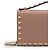 Valentino Garavani Borsa portafoglio Rockstud Poudre pink Rosa - vista 5