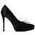 Roger Vivier Décolleté Flower Strass 120 Nero