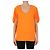 Stella Mc Cartney Top Stella McCartney Naranja de Viscosa con Mangas Abullonadas
