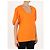 Stella Mc Cartney Top Stella McCartney Naranja de Viscosa con Mangas Abullonadas - vista 2