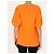 Stella Mc Cartney Top Stella McCartney Naranja de Viscosa con Mangas Abullonadas - vista 4