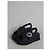 Sandálias anabela Roger Vivier em denim azul Preto - vista 2