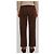 Pariente Pantaloni Sara in camoscio marrone - vista 3