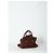 Attico borsa mini La Passeggiata top handle Light Choco Marrone - vista 2