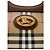 Mini borsa Burberry Archivo Check in tela di cotone beige - vista 4