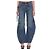 Jean Paul Gaultier vaqueros de denim azul con detalle de correa loose fit