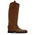 Botas Cavalier Burberry castanhas de pele Marrom