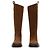 Botas Cavalier Burberry castanhas de pele Marrom - vista 2