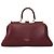 Dolce & Gabbana Bolso de hombro de piel de cordero burdeos