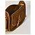 Burberry Sac messager mini B Clip Marron - vue 4