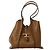 Tod's Bolso de compra Small T Timeless Castaño