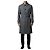 Lardini Single-breasted virgin wool coat Grey