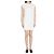 Abito camicia midi Berlingot Jacquemus in cotone bianco