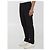 Pantaloni James Perse in tela di cotone rigida nera Nero - vista 2