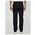 Pantaloni James Perse in tela di cotone rigida nera Nero - vista 4