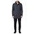 Herno Mantel aus Wolle und Nylon in Anthrazit Grau