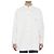 Off White Logo Überhemd Weiß Baumwolle