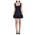 Self portrait Denim Mini-Kleid mit 3D-Blumen Blau