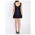 Self portrait Denim Mini-Kleid mit 3D-Blumen Blau - Ansicht 4