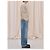 Jeans Ray Haikure em ganga azul de perna larga - vista 3