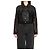 Versace Blusão de couro slim-fit Preto