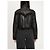 Versace Blusão de couro slim-fit Preto - vista 4