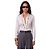 Sutton New York Camicia in seta stretch bianca