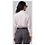 Sutton New York Camicia in seta stretch bianca - vista 3