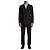 Lardini Vestido cruzado Black Feeling Negro