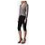 Self portrait Top wrap in mesh grigio con strass - vista 2