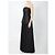 Vestido maxi Claudette Solace London negro - vista 2