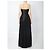Vestido maxi Claudette Solace London negro - vista 4