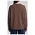 Pull Loulou de Saison Anton en cachemire marron café - vue 3