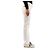 7 For All Mankind White Low Rise Stretch Cotton Jeans - view 3