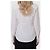 Camisa Attico de popelín de algodón blanca Blanco - vista 2