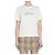 T-shirt Burberry in cotone bianco con logo