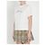 T-shirt Burberry in cotone bianco con logo - vista 2