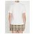 T-shirt Burberry in cotone bianco con logo - vista 4