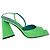 Attico Piper sandals emerald green