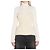 Jean Paul Gaultier Rippstrick-Pullover Wolle Weiß