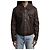 Versace Blouson in pelle slim-fit Marrone