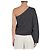 Federica Tosi One-Shoulder-Top mit Schal-Detail - Ansicht 3