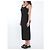 Alexander Wang Abito slip con logo 3D Nero - vista 2