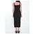 Alexander Wang Abito slip con logo 3D Nero - vista 4