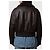 Ivy Oak Chaqueta bomber IOLaila Lane de cuero marrón oscuro - vista 2