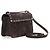 Valentino Garavani Petit sac crossbody Rockstud en daim Marron - vue 3