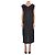 Abito lungo Selwyn in seta nera Khaite Nero
