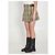 Minifalda estilo kilt Burberry de lana a cuadros beige - vista 2