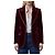 Dolce & Gabbana Chaqueta de terciopelo de botonadura sencilla Burdeos