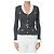 Self Portrait Strickcardigan aus Wollmischung grau
